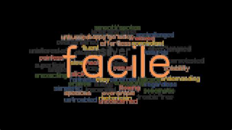 facile definition|facile synonymes.